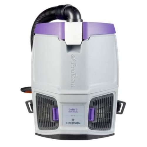Small proteam gofit3 backpack vacuum front