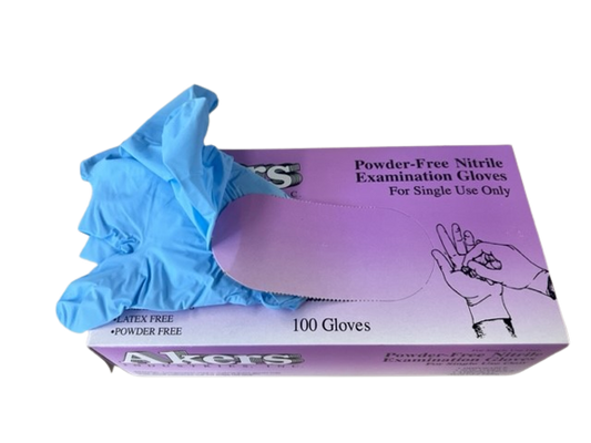 Akers Nitrile Gloves Exam Grade